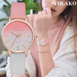 Women Gradient Rainbow Design Watch