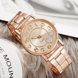 Luxury Crystal Women Black Watch