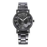 Luxury Crystal Women Black Watch