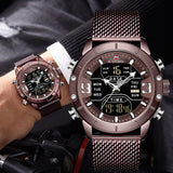 Luxury Sport Analog Digital Watches Men